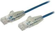 Blue Slim CAT6 Patch Cable 1m