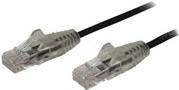 Black Slim CAT6 Patch Cord 2.5m