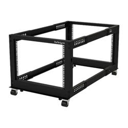 8U 19in Open Frame Server Rack Adj Depth