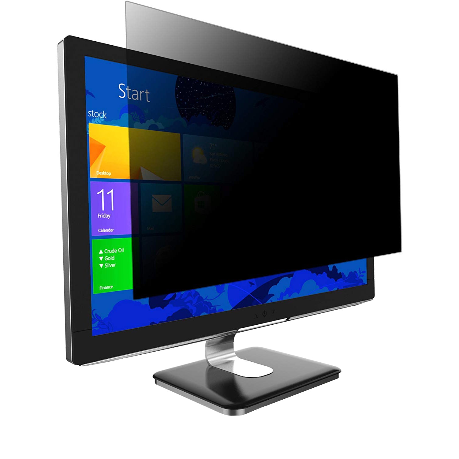 Privacy Screen Filter for 24in (16:10) LED Monitors (20.4in x 12.7in)