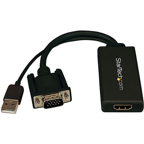 VGA to HDMI Adapter with USB Audio Power
