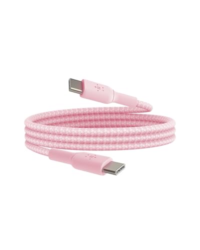 BOOSTCHARGE 1M USB-C TO USB-C CABLE PINK