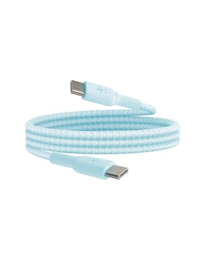 BOOSTCHARGE 1M USB-C TO USB-C CABLE BLUE