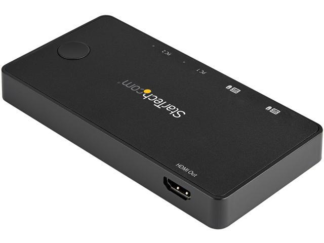 2 Port USB-C Alt-Mode Compact KVM Switch