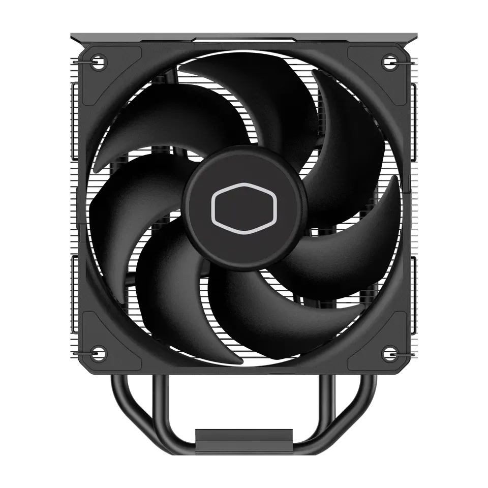 Cooler Master Hyper 212 CPU Air Cooler, 2 Heat Pipes, 120mm Fan, Full Black Coated, Includes Thermal Paste, 2 Year Warranty