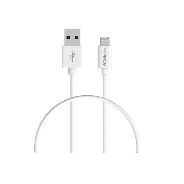 CHARGE SYNC LIGHTNING CABLE 1M - WHITE