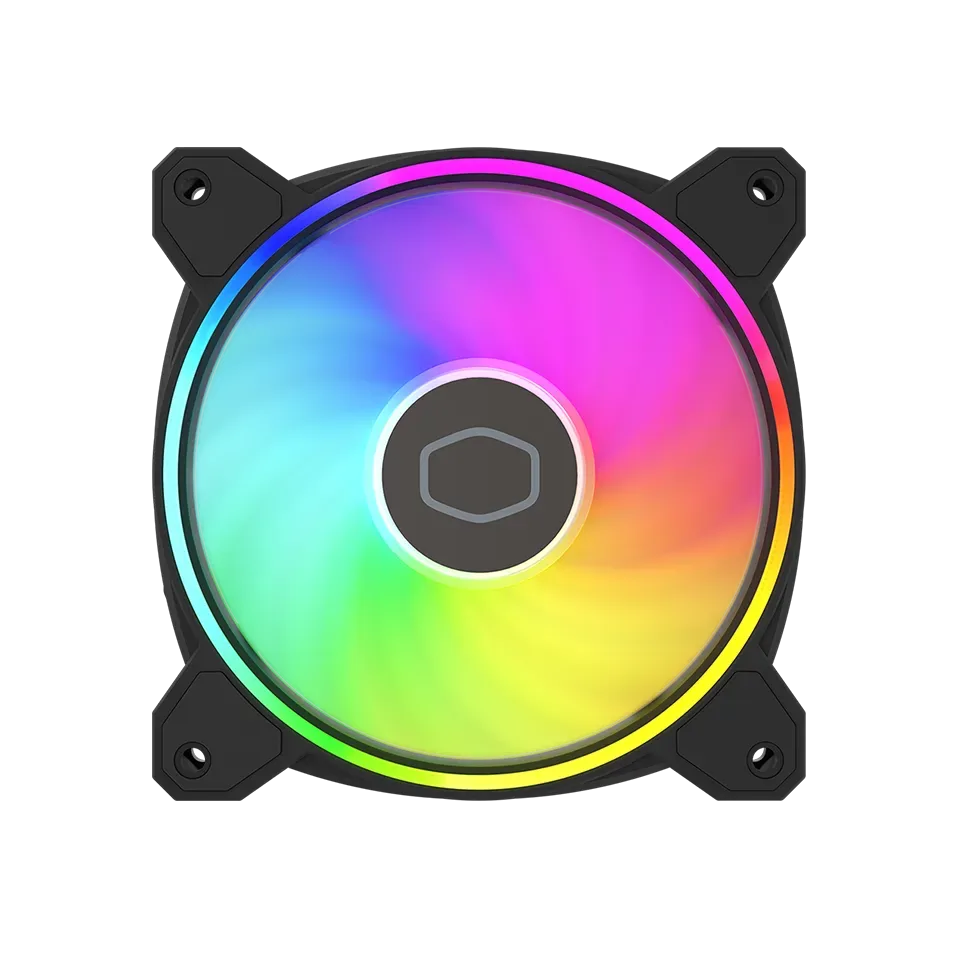 Cooler Master MF120 Halo² Dual Loop ARGB 120mm Case Fan, Hybrid Frame Design, 2 Year Warranty