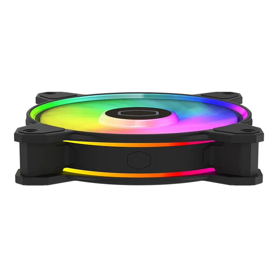 Cooler Master MF120 Halo² Dual Loop ARGB 120mm Case Fan, Hybrid Frame Design, 2 Year Warranty