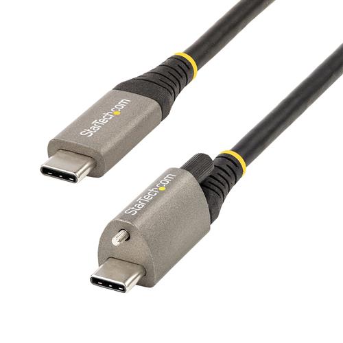 3ft Top Screw Locking USB C Cable 10Gbps