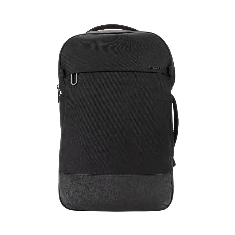 INCASE TWILL LEATHER BACKPACK 2021 BLK