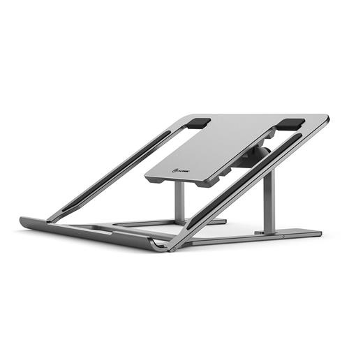 ALOGIC ADJUSTABLE FOLDING NOTEBOOK STAND-GREY