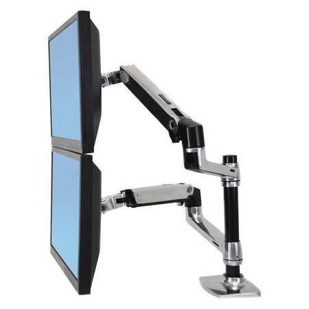 LX Dual LCD vertical Stacking Arm ALM