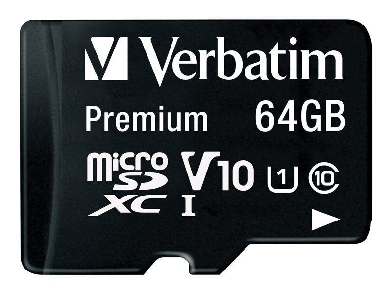 Micro SDXC 64GB (Cls 10 UHS-I) with adapter