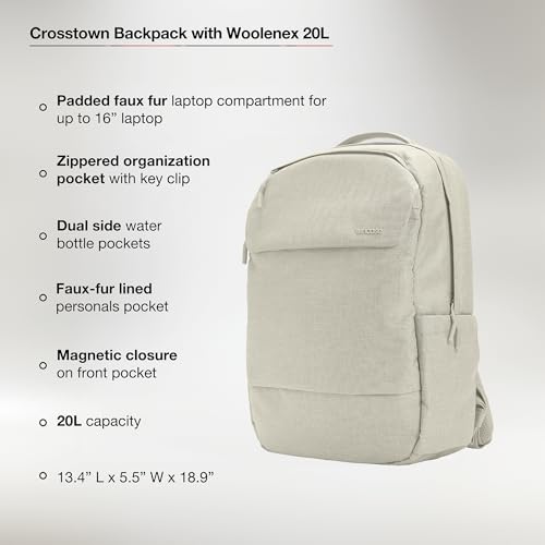 INCASE CROSSTOWN BACKPACK 20L LIMESTONE