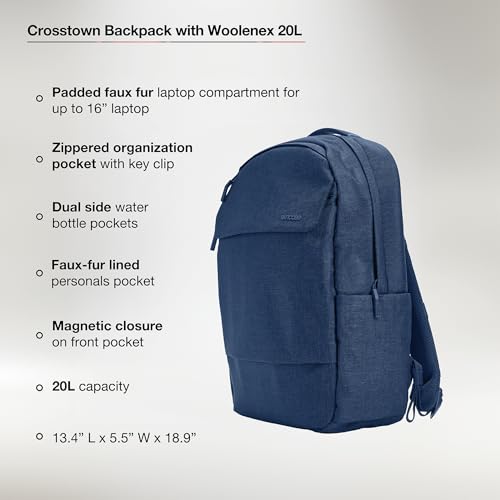 INCASE CROSSTOWN BACKPACK 20L - NAVY
