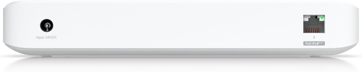 Ubiquiti USW-Ultra-210W Ultra 210W, Compact 8-port Layer 2 GbE PoE Switch Versatile Mounting Option,7 GbE PoE+ Output& 1 GbE port, Includes PSU,