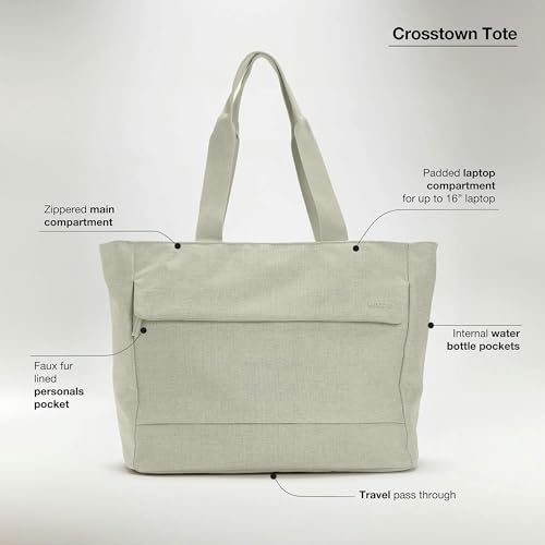 INCASE CROSSTOWN TOTE - LIMESTONE