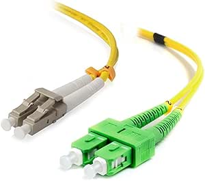 ALOGIC 1m SCA-LC Single Mode Duplex LSZH Fibre Cable 09/125 OS2