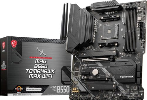 MSI MAG B550 TOMAHAWK MAX Wi-Fi AM4 SATA 6Gb/s ATX Gaming Motherboard