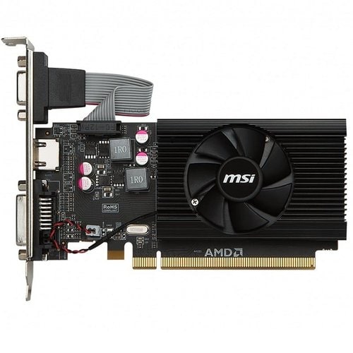 MSI RADEON R7 240 2G DDR3 GRAPHIC CARD WITH LOW PROFILE BRACKET VGAX1 DVIX1 HDMIX1 3 YEARS WARRANTY