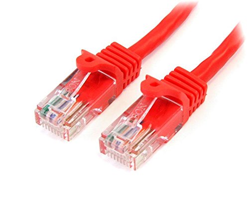 2m Red Snagless UTP Cat5e Patch Cable