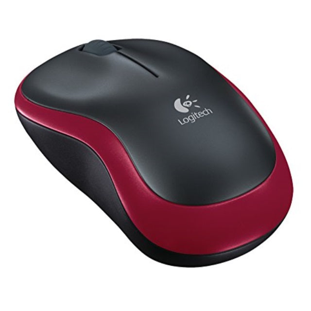 LOGITECH M185 WIRELESS MOUSE - RED