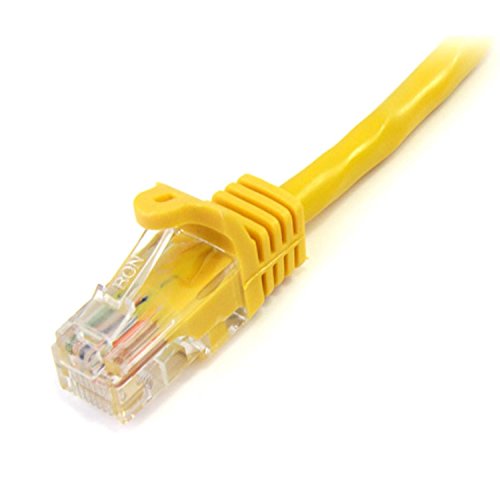 1m Yellow Snagless UTP Cat5e Patch Cable