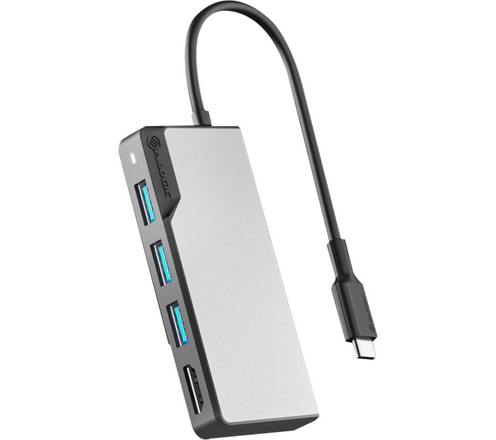 ALOGIC USB-C FUSION CORE 5-IN-1 HUB-SPACE GREY