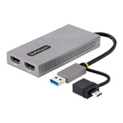 USB to Dual HDMI Adapter 4K30Hz + 1080p