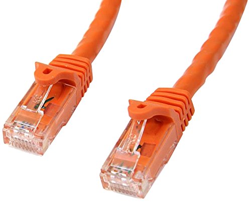 1m Orange Snagless UTP Cat6 Patch Cable