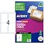 Avery J8169 Inkjet Shipping & Address Labels 4 Labels Per Sheet White Pack of 50 Sheets (936087)