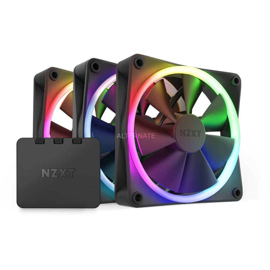 F120RGB - 120MM RGB FANS - TRIPLE BLACK