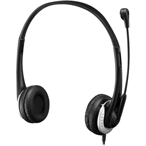 ADESSO Xtream P2 USB Wired Stereo Headset with Adjustable Noise-Canceling Microphone