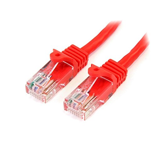 1m Red Snagless UTP Cat5e Patch Cable