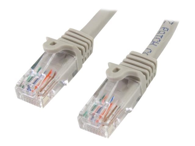 2m Gray Snagless UTP Cat5e Patch Cable