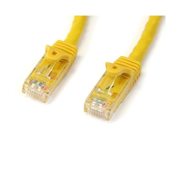 10m Yellow Snagless UTP Cat6 Patch Cable