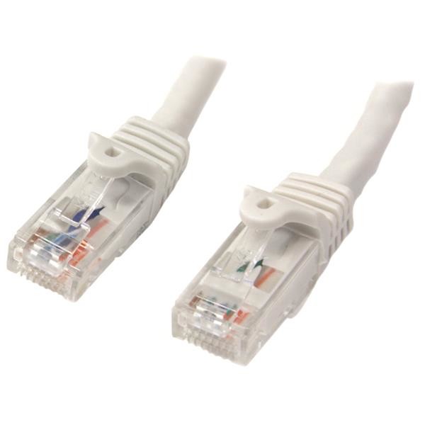 10m White Snagless UTP Cat6 Patch Cable
