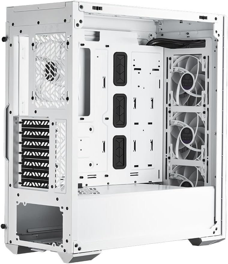 Cooler Master Atx Glass Side Panel Rgb Fan(3) White 2Yr