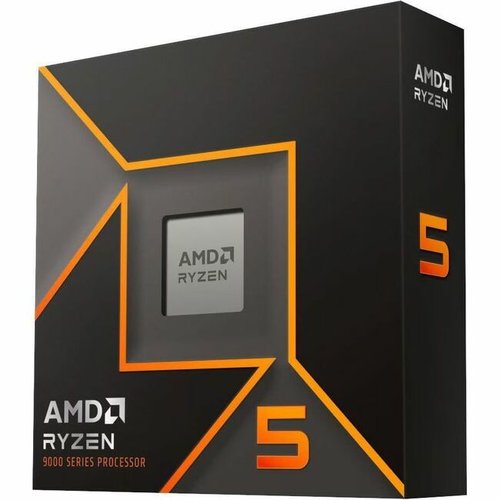 AMD Ryzen 5 9600 6-Core 5.2GHz Processor – AM5 Socket, 38MB Cache, 65W, Radeon Graphics, Boxed