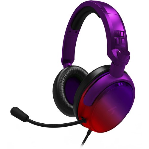 4Gamers C6-100 Gaming Headset - Strike Red & Purple