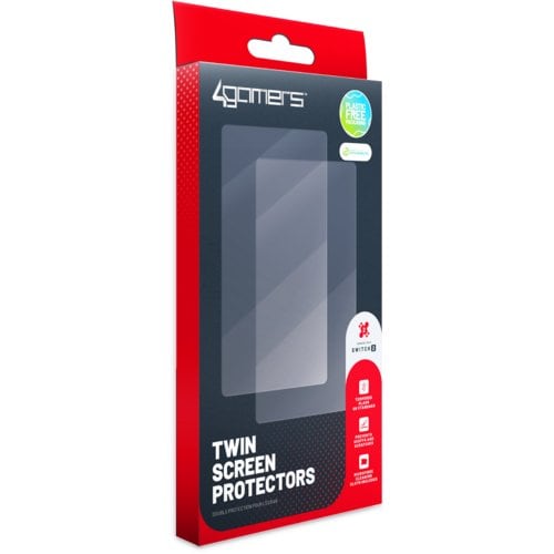 4Gamers Switch 2 Screen Protector Twin Pack