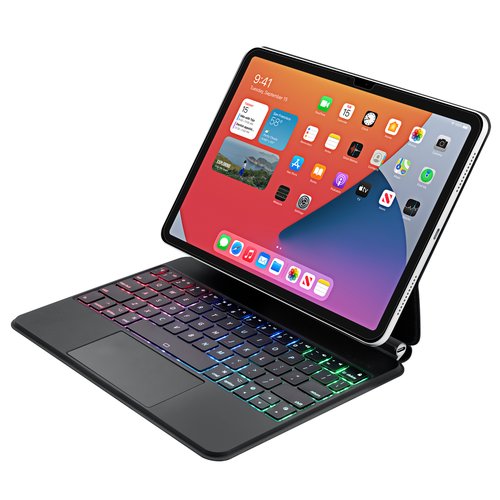 ADESSO Bluetooth Keyboard for IPAD PRO 11Inch 2024 M4 Edition Blk