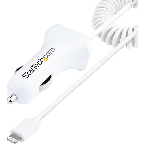 StarTech.com Lightning Car Charger w/ Cable 2 Ports