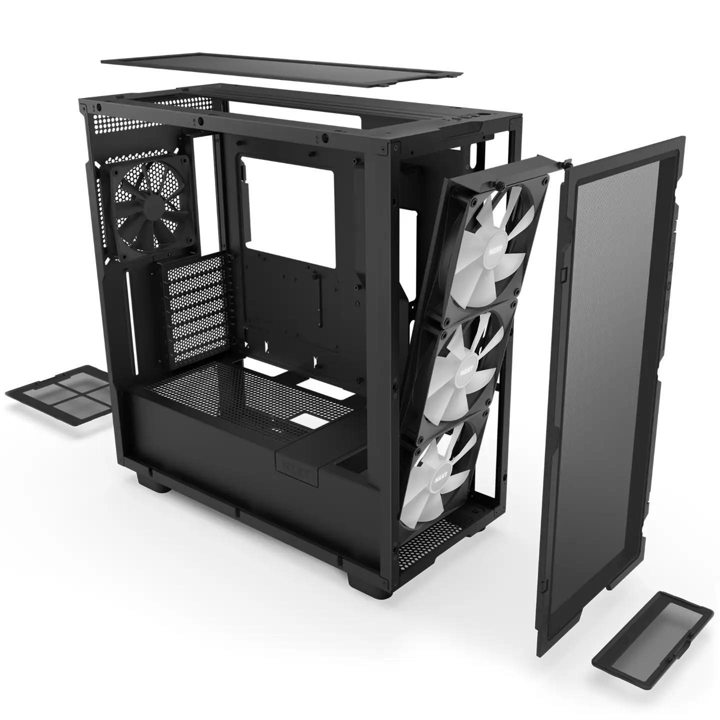 H SERIES H7 FLOW RGB EDITION ATX MID BLACK