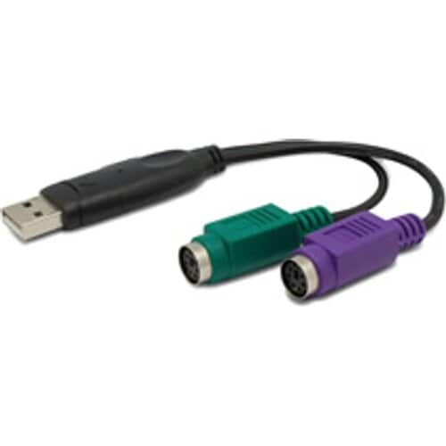 ALOGIC USB Male to 2 X PS/2 Female adaptor For PS/2 Keyboard Mouse