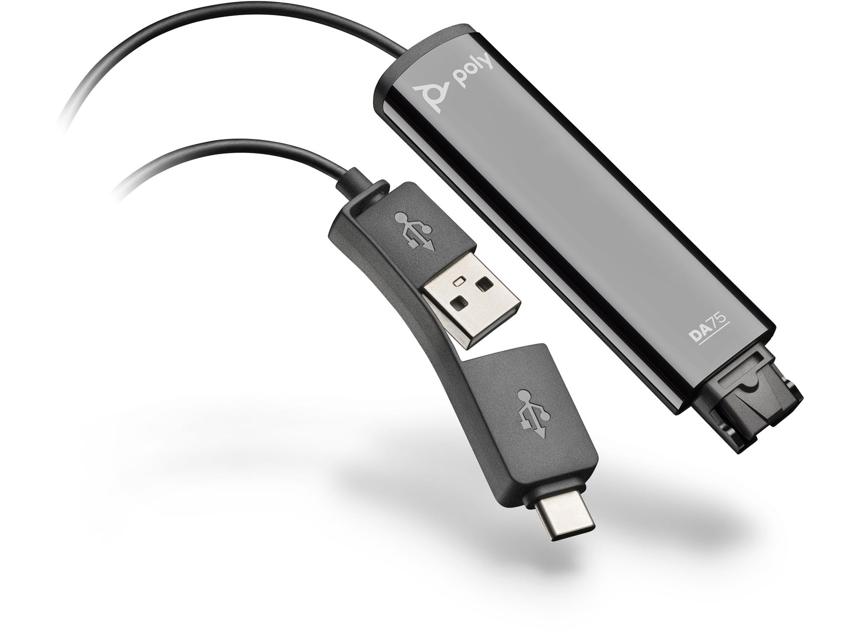 HP Poly DA75 USB to Quick Disconnect Adapter