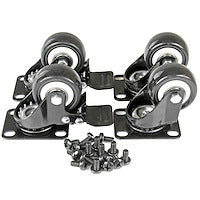 Startech 2-Post Server Rack with Casters - 42U