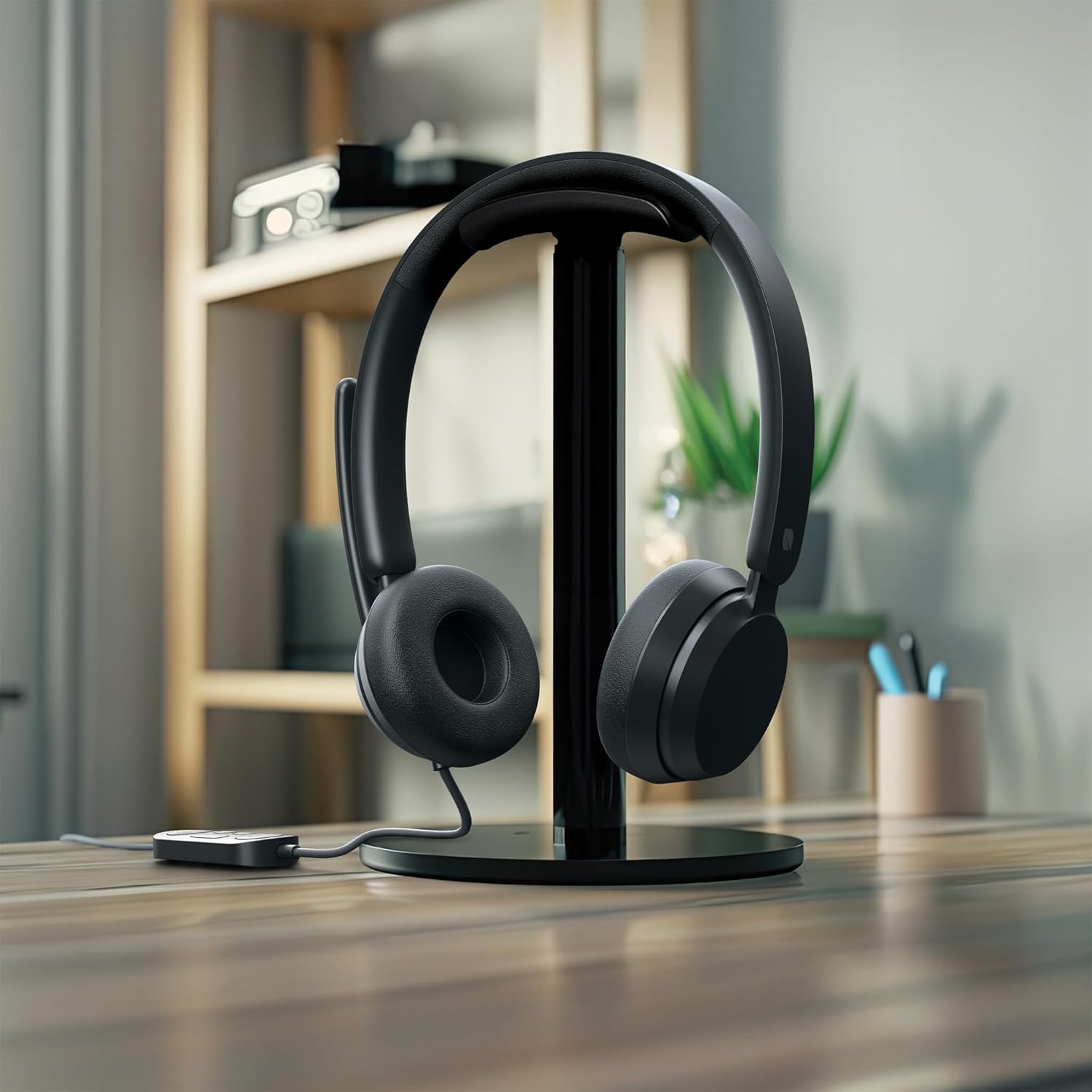 Incase Microsoft Modern USB-C Headset - Wired Headset,On-Ear Stereo Headphones with Noise-Cancelling Microphone, USB-C Connectivity, in-Line Controls, PC/Mac/Laptop - Certified Teams,Black