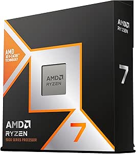 AMD Ryzen 7 9800X3D CPU 8 Core / 16 Thread - 96MB Cache - AM5 Socket - 120W TDP - AMD Radeon Graphics -