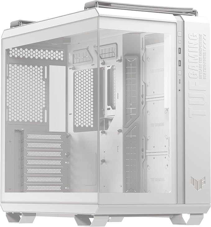 ASUS TUF Gaming GT502 Horizon ATX Mid-Tower Gaming Case (Boundless Panoramic Design, Dual-Chamber, Independent CPU and GPU Cooling Zones, Tool-Free Side Panels, USB 10 Gbps Type-C® Front Panel)